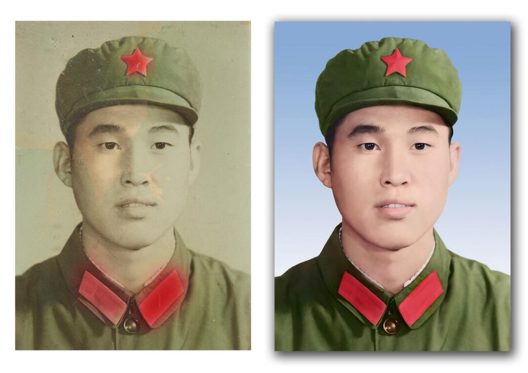 下谷坪土家族乡破损照片修复-18